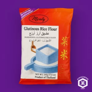 آرد برنج گلوتینوس 500 گرم monty
